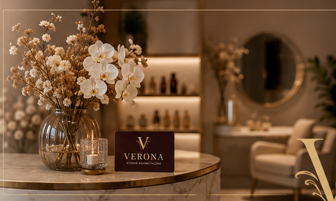 Eleganckie wnętrze Studio Kosmetycznego Verona